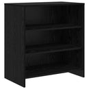 Sideboard 3 pcs Sort eg 70 x 41 x 75 cm Konstrueret træ