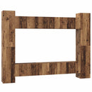 TV-møbelsæt Vægmonteret 10 pcs Gammelt træ 30,5 x 30 x 90 cm