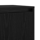 Sideboards 2 pcs Sort eg 70 x 41 x 75 cm Konstrueret træ