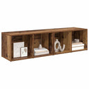 TV-møbelsæt 2 pcs Gammelt træ 37 x 35 x 72 cm Konstrueret træ