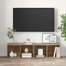 TV-møbelsæt Vægmonteret 2 pcs Artisan Egetræ 37 x 35 x 72 cm