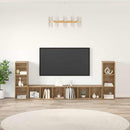 TV-møbelsæt Vægmonteret 4 pcs Artisan Egetræ 37 x 35 x 107 cm
