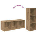 TV-møbelsæt Vægmonteret 4 pcs Artisan Egetræ 37 x 35 x 107 cm