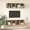 TV-møbelsæt Vægmonteret 2 pcs Artisan Egetræ 37 x 37 x 142,5 cm