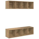 TV-møbelsæt Vægmonteret 2 pcs Artisan Egetræ 37 x 37 x 142,5 cm
