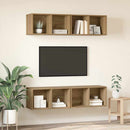 TV-møbelsæt Vægmonteret 4 pcs Artisan Egetræ 37 x 37 x 72 cm