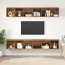 TV-møbelsæt 4 pcs Gammelt træ 37 x 37 x 107 cm Konstrueret træ