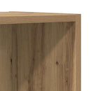 TV-møbelsæt 2 pcs Brun 37 x 37 x 142,5 cm Konstrueret træ