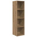 TV-møbelsæt 2 pcs Brun 37 x 37 x 142,5 cm Konstrueret træ