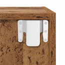 TV-møbelsæt 4 pcs Brun 37 x 37 x 142,5 cm Konstrueret træ