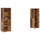 TV-møbelsæt 2 pcs Gammelt træ 107 x 35 x 37 cm Konstrueret træ
