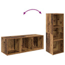 TV-møbelsæt 2 pcs Gammelt træ 107 x 35 x 37 cm Konstrueret træ