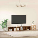 TV-møbelsæt 2 pcs Gammelt træ 37 x 35 x 107cm Konstrueret træ