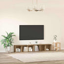 TV-møbelsæt Vægmonteret 2 pcs Artisan Egetræ 37 x 35 x 107cm