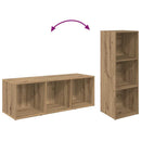 TV-møbelsæt Vægmonteret 2 pcs Artisan Egetræ 37 x 35 x 107cm