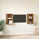TV-møbelsæt 2 pcs Gammelt træ 37 x 37 x 72 cm Konstrueret træ