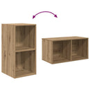 TV-møbelsæt Vægmonteret 2 pcs Artisan Egetræ 37 x 37 x 72 cm