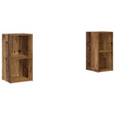 TV-møbelsæt 2 pcs Gammelt træ 72 x 35 x 36,5 cm Konstrueret træ