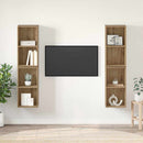 TV-møbelsæt Vægmonteret 4 pcs Artisan Egetræ 37 x 37 x 72 cm