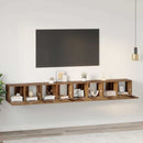 TV-møbelsæt 4 pcs Gammelt træ 60 x 30 x 30 cm Konstrueret træ