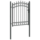 Hegnsportal med pigge EMMEN 104 x 117 cm Låses