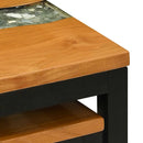 Nesting Bord 3 pcs Brun Massiv Teaktræ