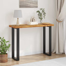Konsolbord Brun 100 x 35 x 75 cm Massiv Teaktræ