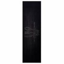 Køkken tæppe Bestik Sort 150 x 45 cm Fløjl