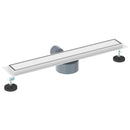 Bruserafløb 2-i-1 med 360° Siphon Sølv 60 cm Rustfrit Stål 304