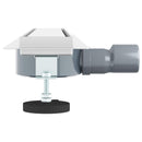 Bruserafløb 2-i-1 med 360° Siphon Sølv 60 cm Rustfrit Stål 304