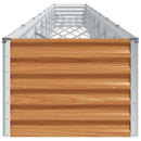 Højbed Lys Brun 775 x 50 x 36 cm Galvaniseret stål