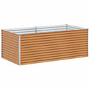 Højbed Lys Brun 195 x 100 x 68 cm Galvaniseret stål
