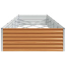 Højbed Lys Brun 485 x 100 x 36 cm Galvaniseret stål