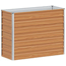 Højbed Lys Brun 100 x 40 x 77 cm Galvaniseret stål