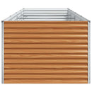 Højbed Lys Brun 390 x 100 x 68 cm Galvaniseret stål