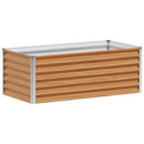 Højbed Lys Brun 98 x 50 x 36 cm Galvaniseret stål