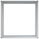 Højbed Lys Brun 100 x 100 x 77 cm Galvaniseret stål