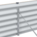Højbed Lys Brun 970 x 100 x 36 cm Galvaniseret stål