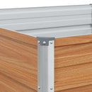Højbed Lys Brun 320 x 80 x 77 cm Galvaniseret stål
