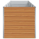 Højbed Lys Brun 320 x 80 x 77 cm Galvaniseret stål