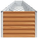 Højbed Lys Brun 970 x 50 x 36 cm Galvaniseret stål