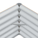 Højbed Lys Brun 775 x 100 x 36 cm Galvaniseret stål