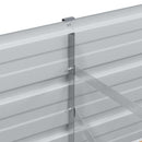 Højbed Lys Brun 320 x 40 x 45 cm Galvaniseret stål