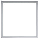 Højbed Lys Brun 100 x 100 x 45 cm Galvaniseret stål