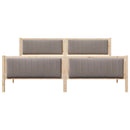 Sengestel Brun og taupe 200 x 200 cm Massivt fyrretræ