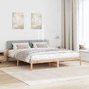 Sengestel Brun og lys grå 180 x 200 cm Massivt fyrretræ