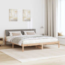 Sengestel Brun og taupe 180 x 200 cm Massivt fyrretræ