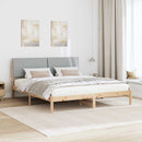 Sengestel Brun og lys grå 180 x 200 cm Massivt fyrretræ