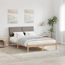 Sengestel Brun og taupe 160 x 200 cm Massivt fyrretræ