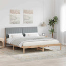 Sengestel med hovedgærde Brun 180 x 200 cm Massiv fyrretræ